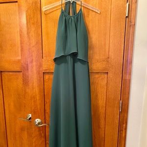 Jasmine Bridal Hunter Green Bridesmaids Dress